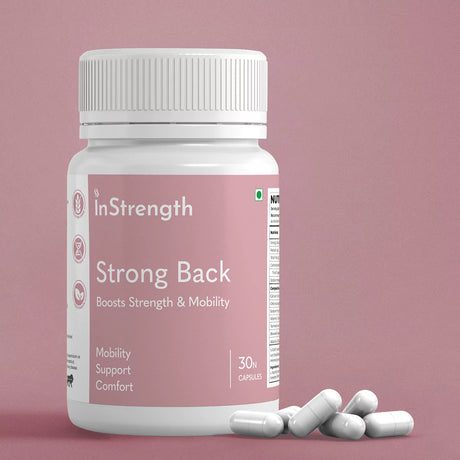 InStrength Back Pain Tablets - Promotes Back Ache Pain Relief