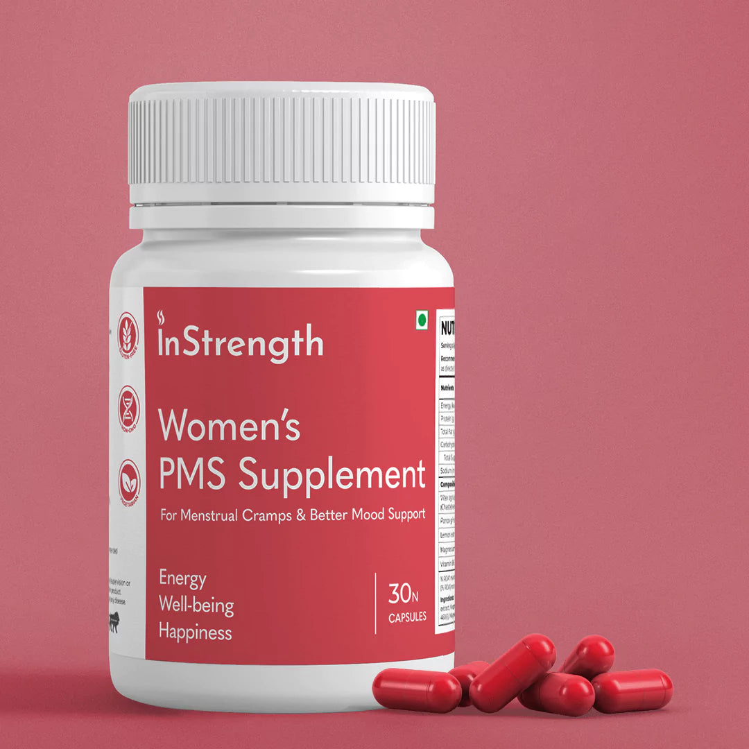 InStrength PMS  Supplement - Supports Period pain & menstrual  mood swings
