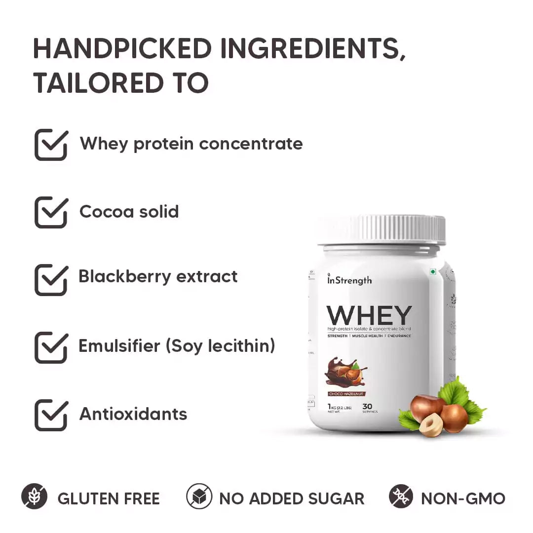 InStrength Whey Protein Ingredients - High-Quality Whey Protein Isolate