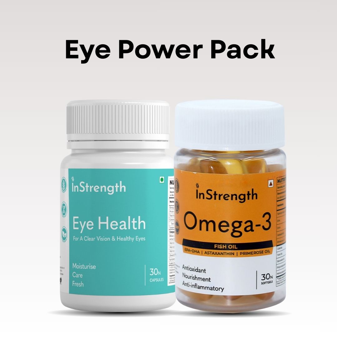 InStrength Eye Power Pack—nutritional support for moisture, clarity, and long-term eye health.