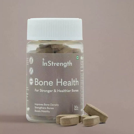 InStrength's Calcium Supplements for Bone Health-Supports Strong Bones & Joints