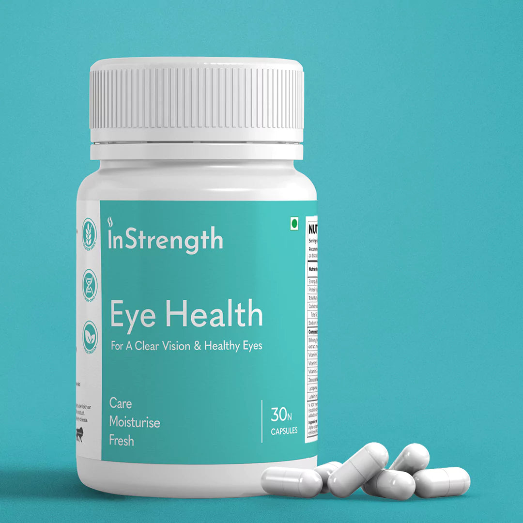 InStrength vitamin capsules for eye-Supports Macular Degeneration, NightVision, Protects from Blue light emission