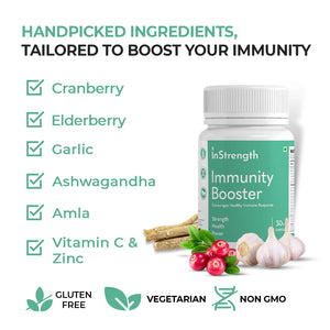 Instrength Immune Pack Formula - Vitamin C, Zinc & More for Defense