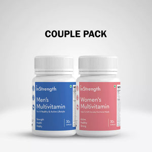 Instrength Men's & Women's Multivitamins - Support Your Health Together I