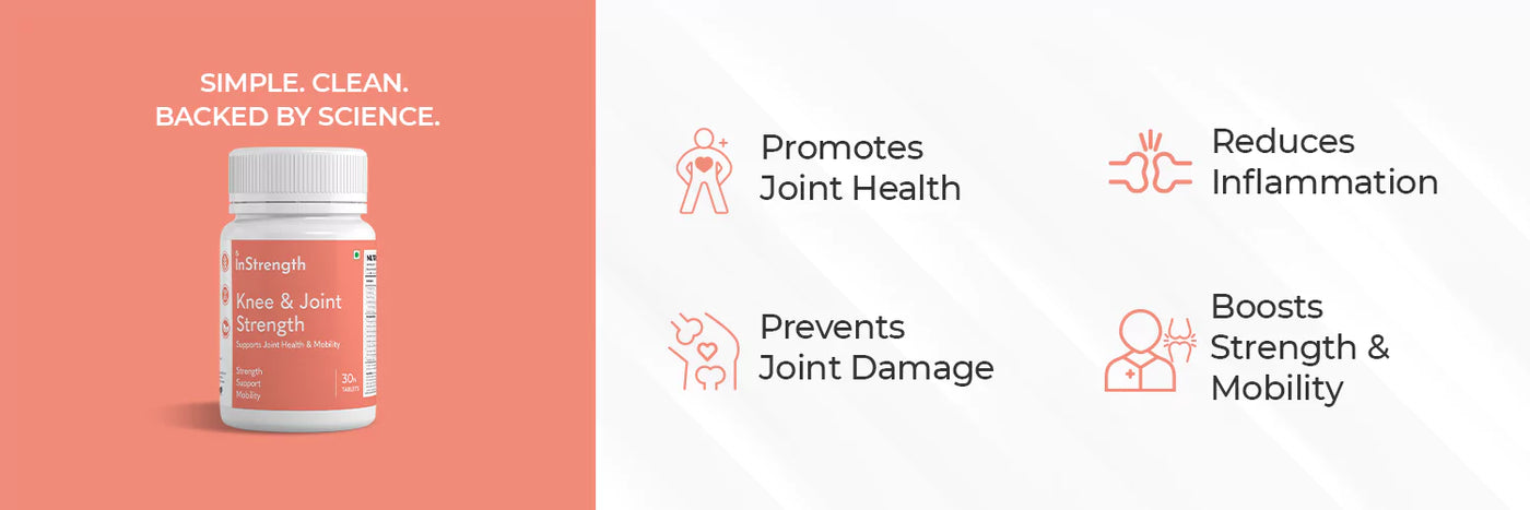 Instrength Joint Support tablet to support knee pain joint pain