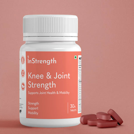 Instrength's joint care tablets for sore joints & knee discomfort to  Support Mobility & Comfort