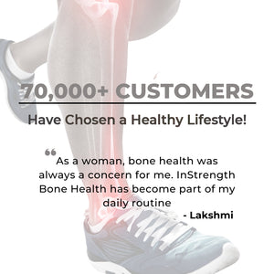 Calcium Tablets with Vitamin D3 for Bone Health | With Magnesium, Zinc & Manganese | InStrength