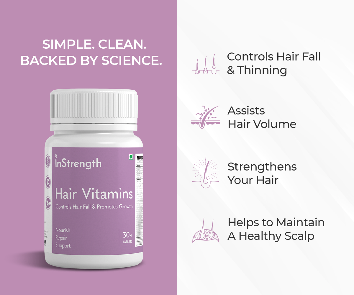 Nourish Your Hair & Promote Growth Biotin Tablets for you! InStrength