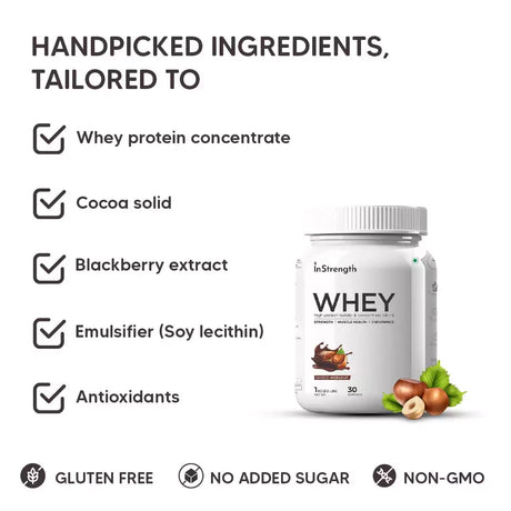 InStrength Whey Protein Ingredients - High-Quality Whey Protein Isolate