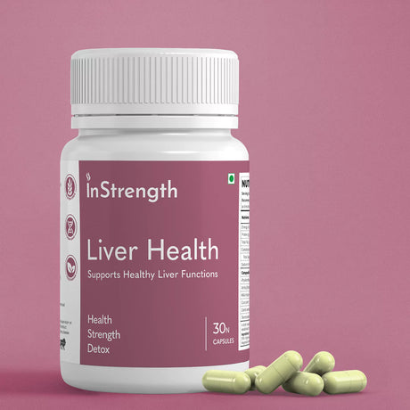 Instrength Liver Detox Tablets - Supports Healthy liver function, Fatty Liver, alcohol detox & more