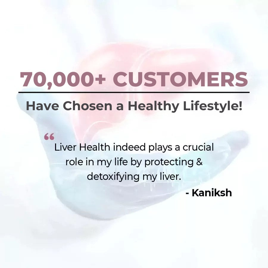 Customer testimonial for liver supplement supporting fatty liver health and liver wellness