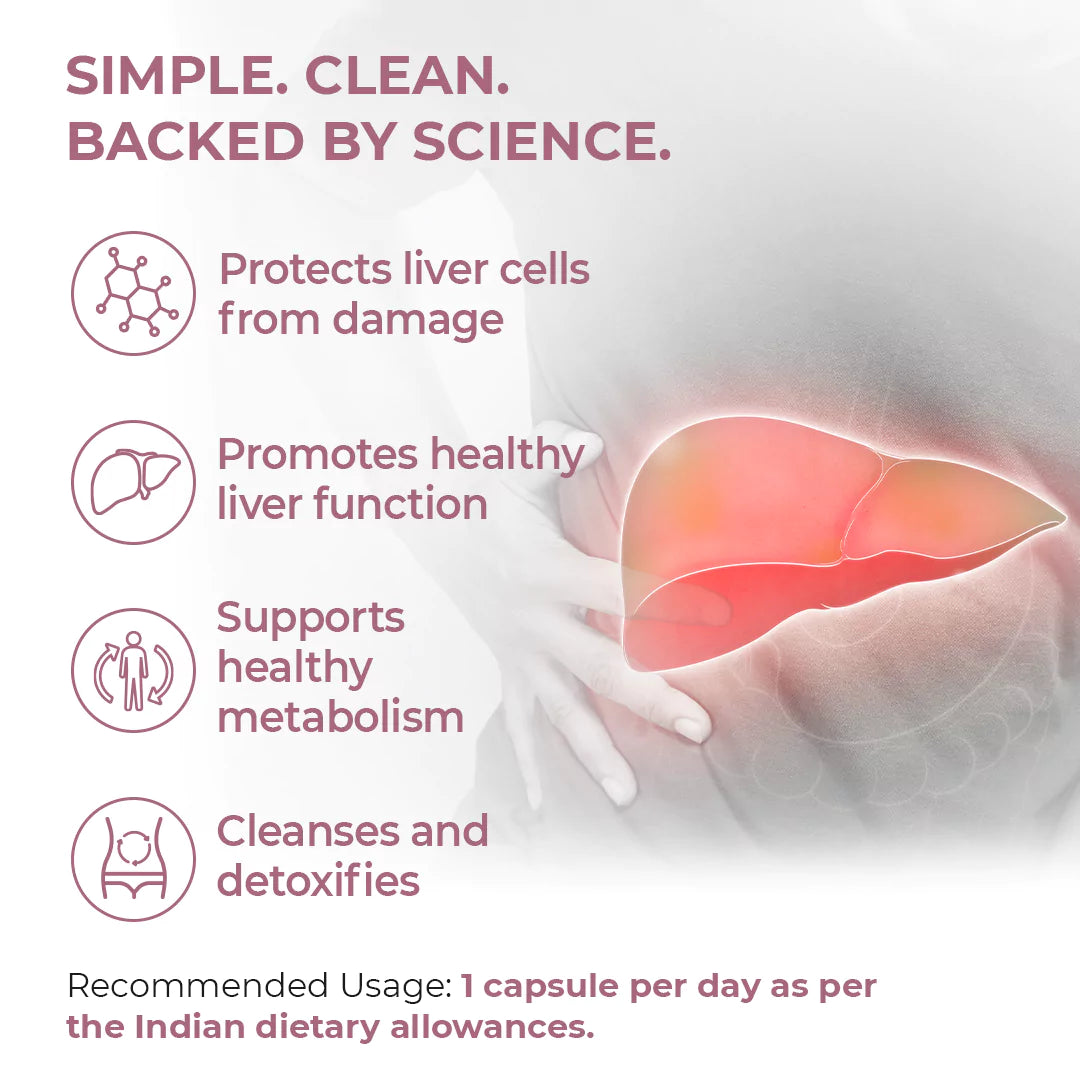 Liver supplement supporting fatty liver health, liver function, metabolism, and natural detox support